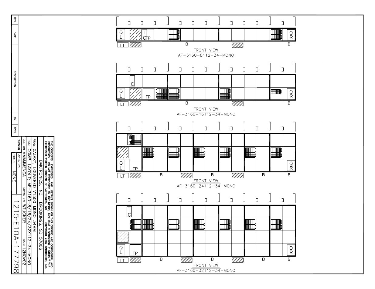 Daktronics AF-3160-34-R,A User Manual | Page 70 / 90