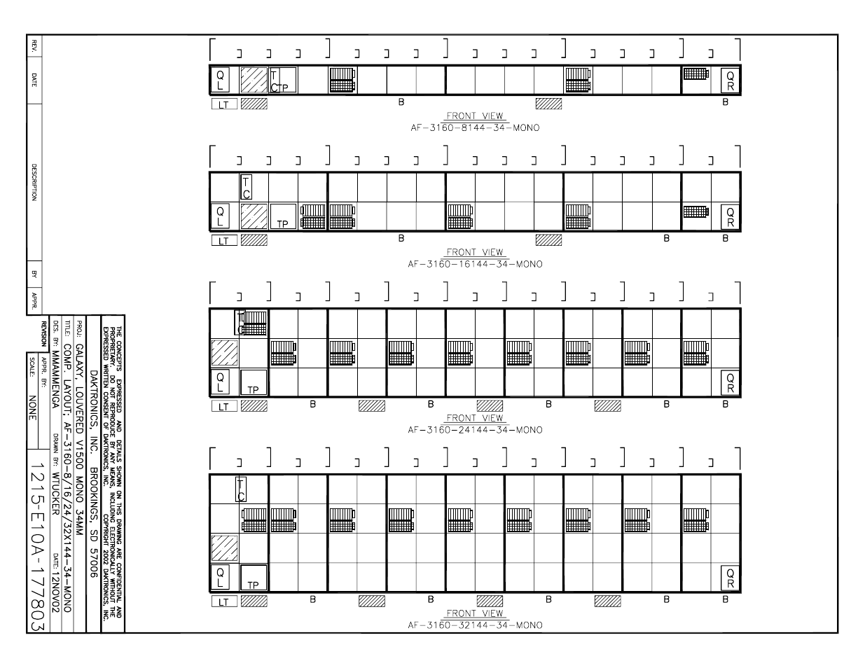 Daktronics AF-3160-34-R,A User Manual | Page 74 / 90