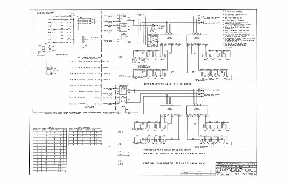 Drawing c-185683 | Daktronics AF-3165-34-RGB User Manual | Page 96 / 97