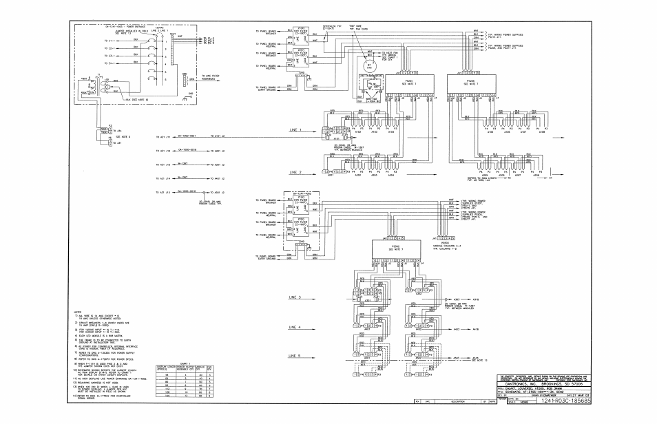 Drawing c-185685 | Daktronics AF-3165-34-RGB User Manual | Page 97 / 97