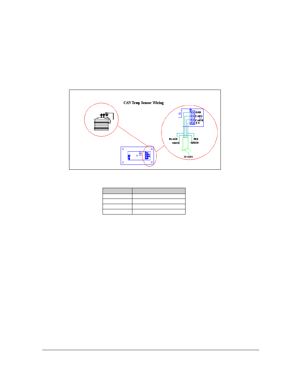 Figure 32: can temp sensor wiring | Daktronics AF-3165-34-RGB User Manual | Page 33 / 85