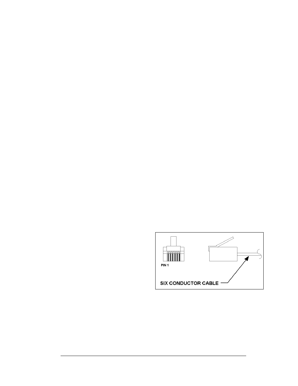 Modem, Fiber optic, Radio | Rj connector cables, Modem -3, Fiber optic -3, Radio -3, Rj connector cables -3, Figure 17: 6-conductor rj11 connector and cable, 3 rj connector cables | Daktronics AF-3180-64-R,A User Manual | Page 23 / 84