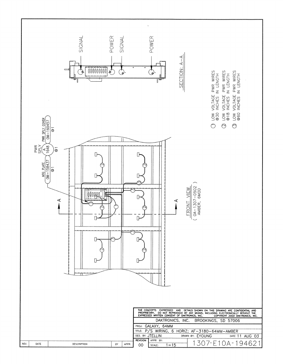 Daktronics AF-3180-64-R,A User Manual | Page 66 / 84