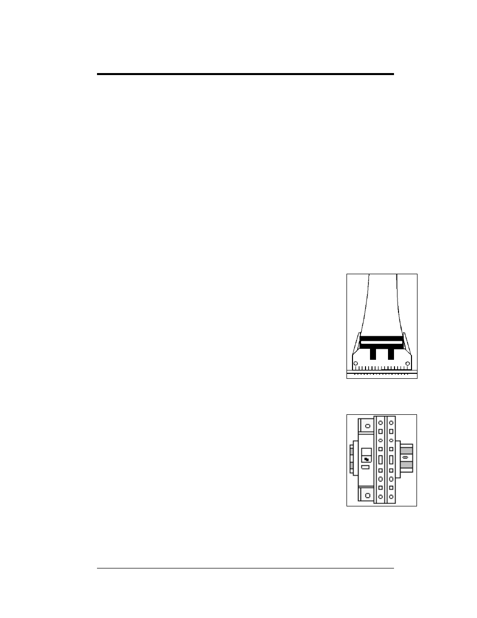 Section 3: electrical installation, 1 common connectors in the display, Section 3 | Electrical installation -1, Common connectors in the display -1, Figure 9: ribbon cable connector, Figure 10: one breaker termination block | Daktronics AF-3300-12-RGB/20-R User Manual | Page 19 / 50
