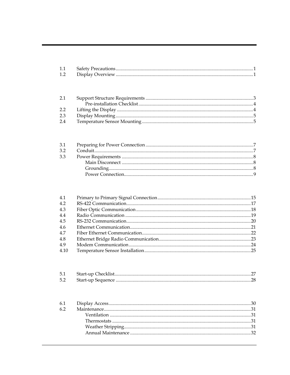 Daktronics AF-3400-12-RGB User Manual | Page 3 / 71