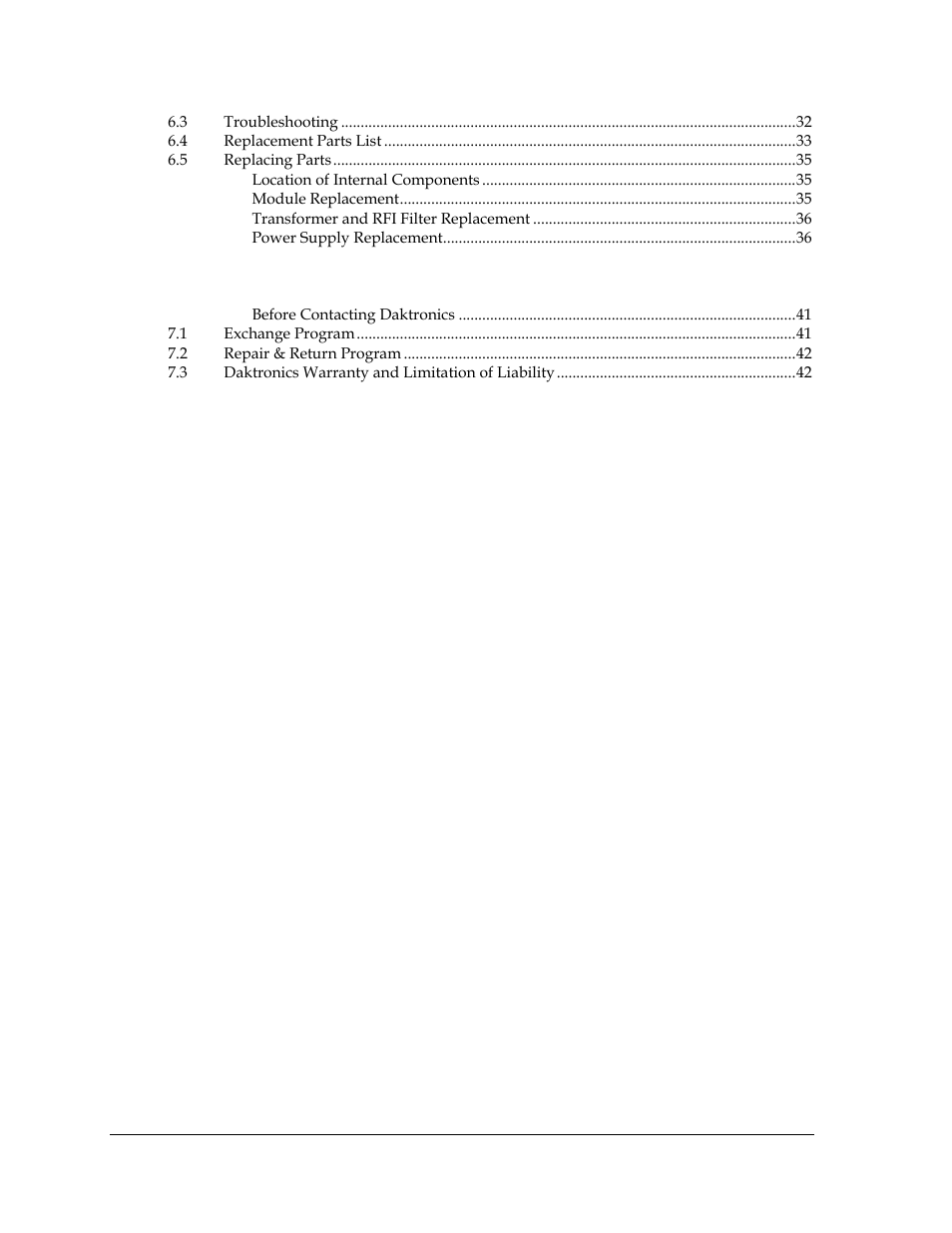 Daktronics AF-3400-12-RGB User Manual | Page 4 / 71