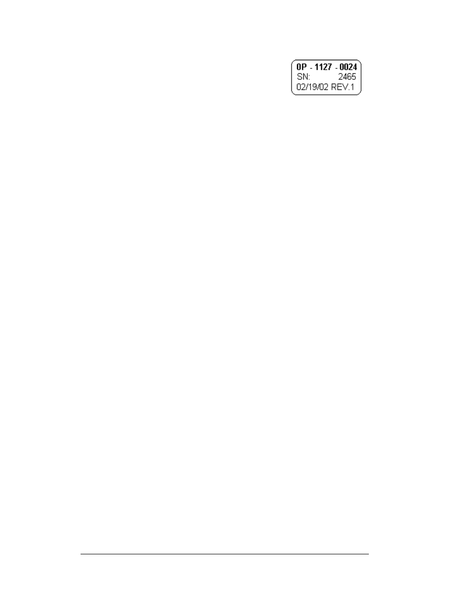 Figure 6: typical label | Daktronics AF-3400-64-R,A User Manual | Page 14 / 73