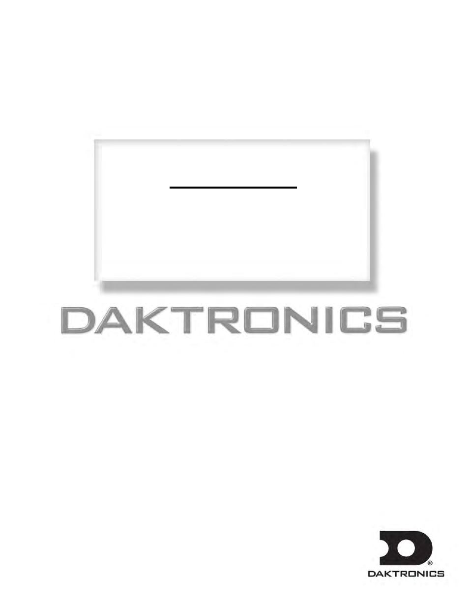 Daktronics AF-3400-133,171,216,260 User Manual | 58 pages