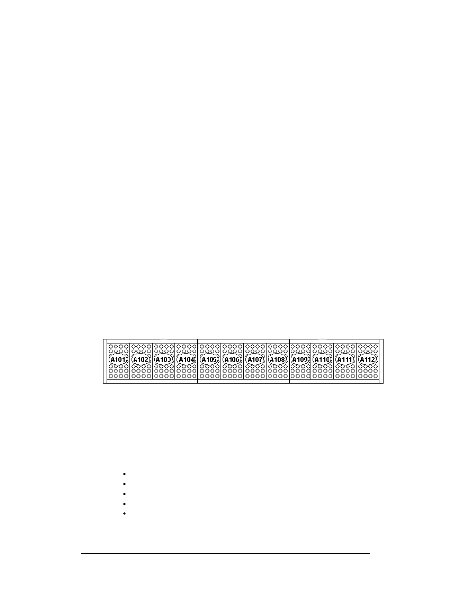 Daktronics nomenclature, Daktronics nomenclature -2, Figure 2: module numbering example 7x48 front | 1 daktronics nomenclature | Daktronics AF-3400-133,171,216,260 User Manual | Page 8 / 58