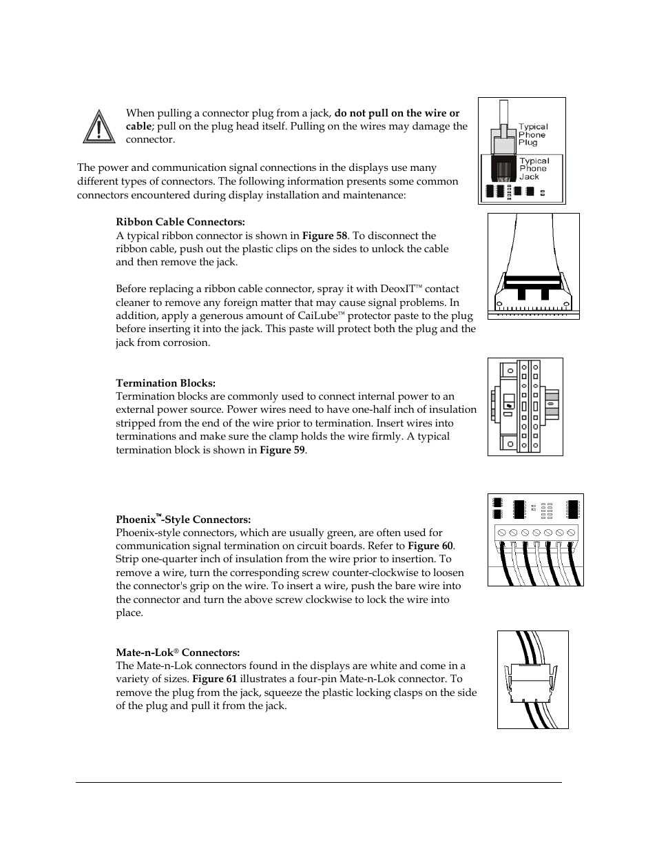 Common power and signal connectors | Daktronics AF-3700-20 RGB User Manual | Page 77 / 87