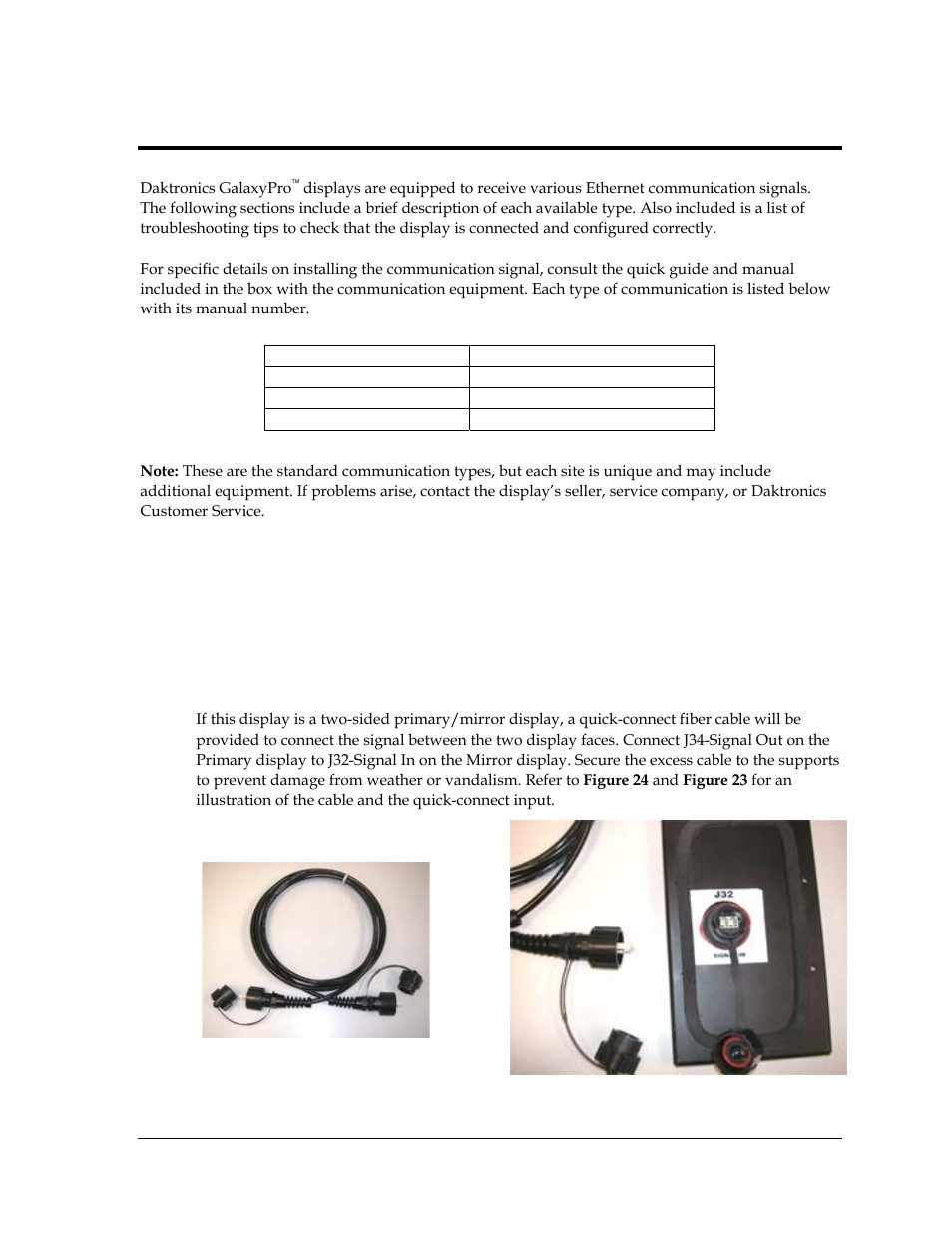 1 primary/mirror signal connection | Daktronics AF-3700-34 RGB User Manual | Page 23 / 66