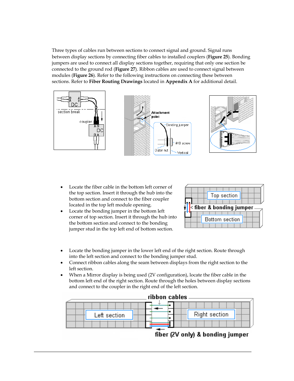 2 signal and bonding interconnections | Daktronics AF-3700-34 RGB User Manual | Page 24 / 66