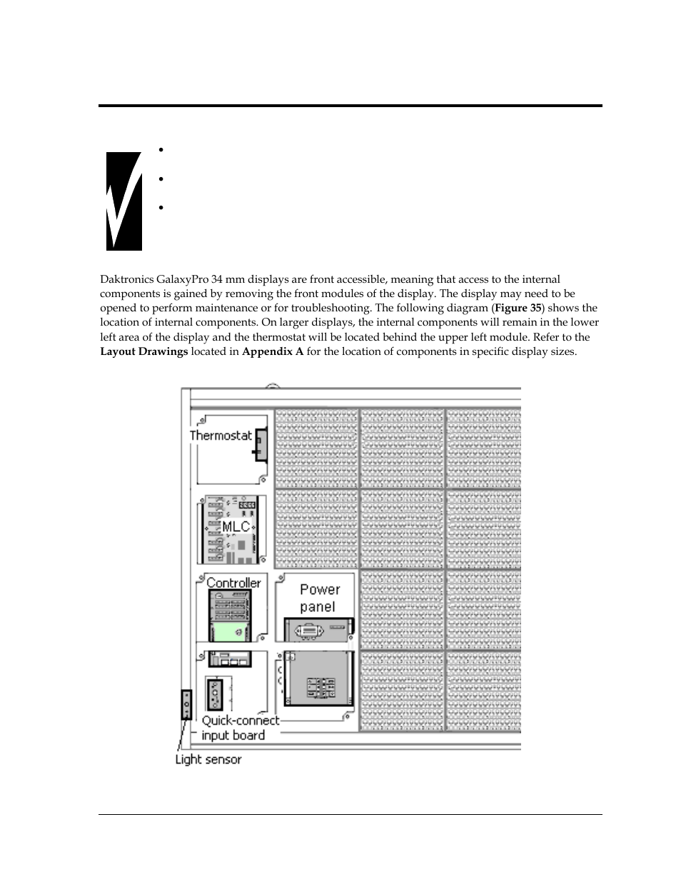 Daktronics AF-3700-34 RGB User Manual | Page 31 / 66