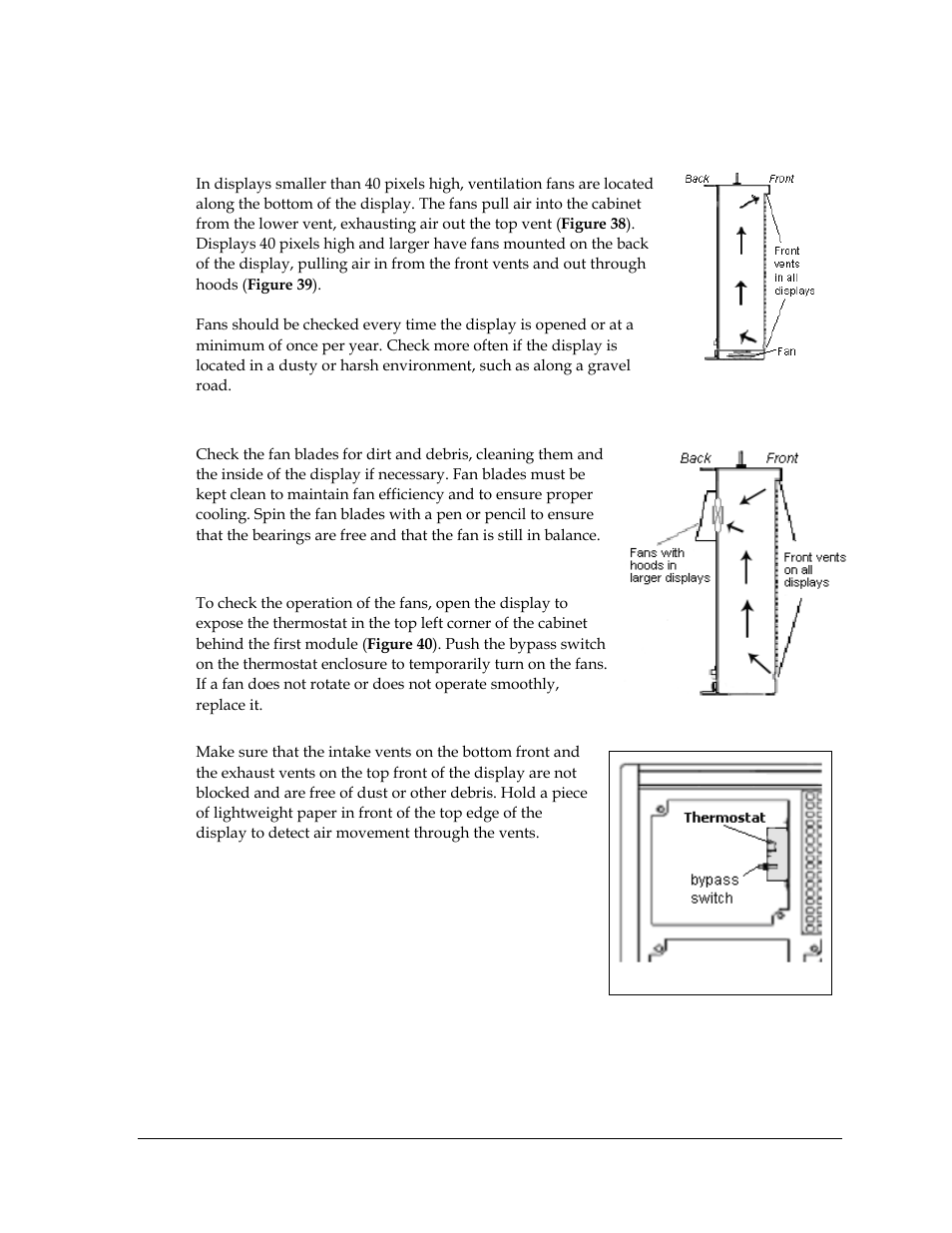 2 ventilation system/ fans | Daktronics AF-3700-34 RGB User Manual | Page 33 / 66