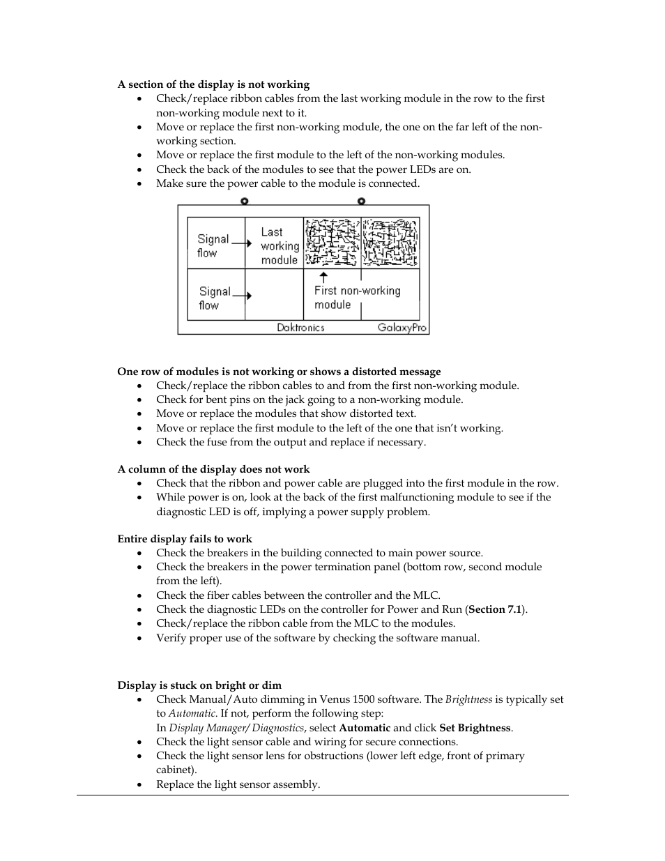 Daktronics AF-3700-34 RGB User Manual | Page 38 / 66