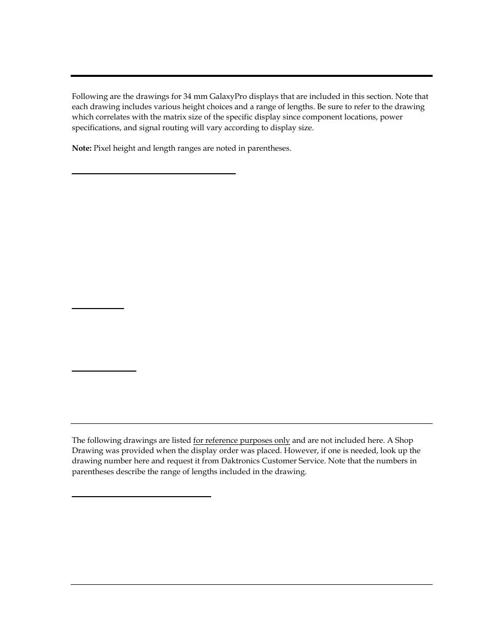 Appendix a: reference drawings | Daktronics AF-3700-34 RGB User Manual | Page 53 / 66