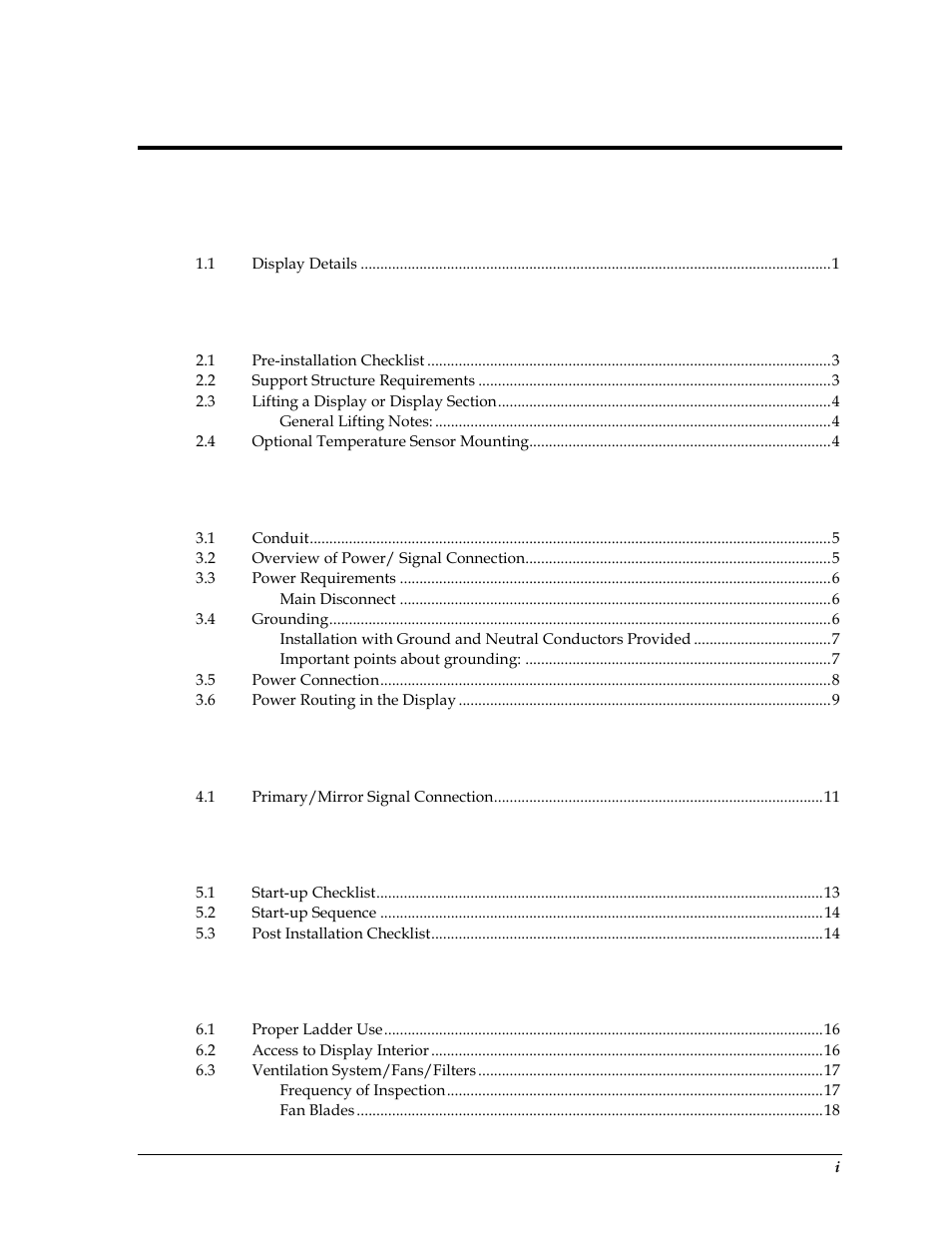 Daktronics GPR-12EV-RGB User Manual | Page 3 / 74