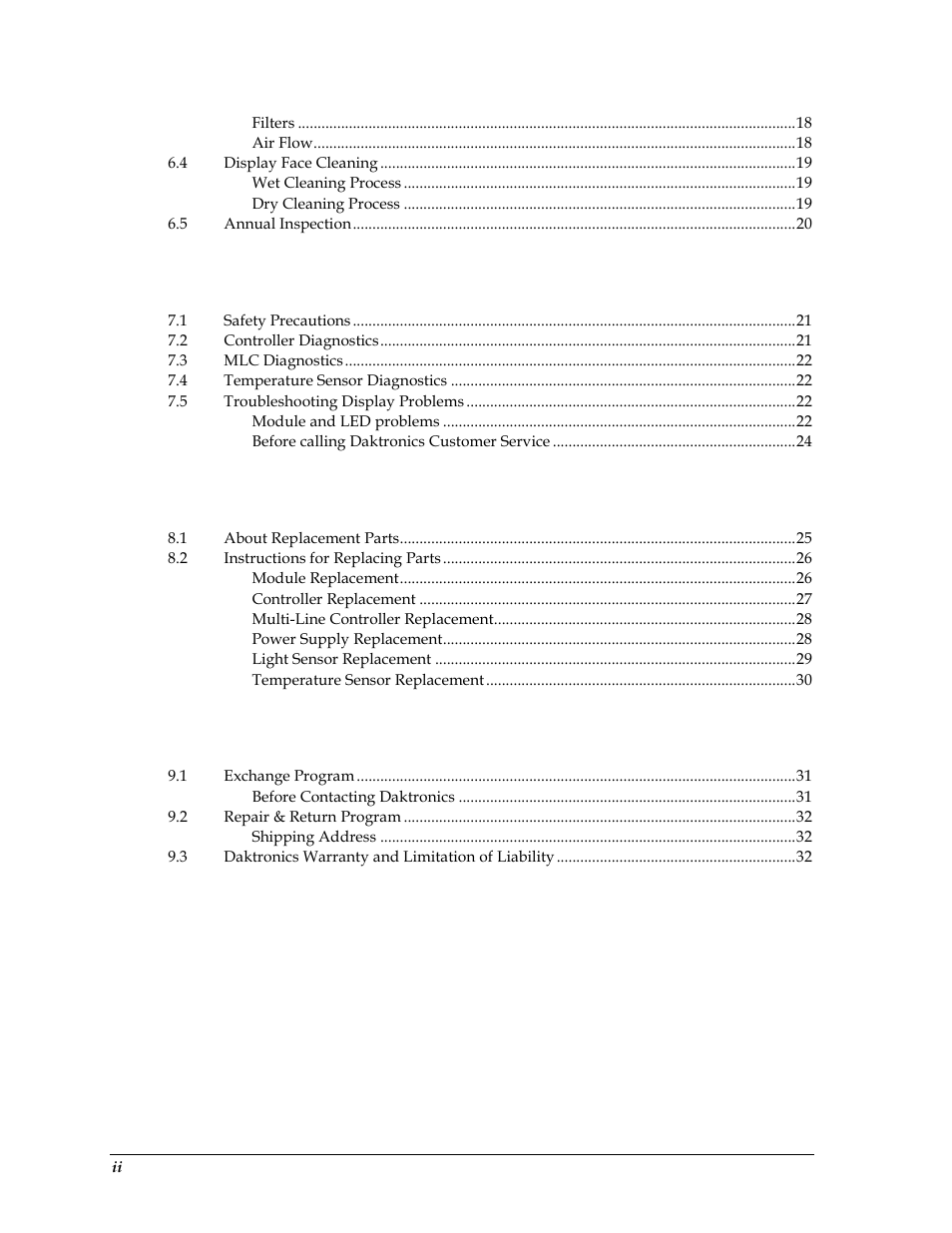 Daktronics GPR-12EV-RGB User Manual | Page 4 / 74