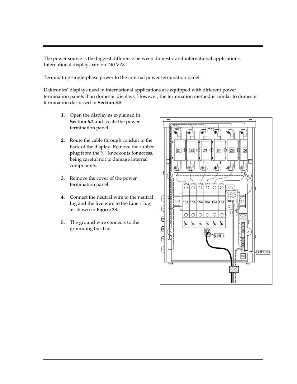 Appendix b, International installation, Appendix b: international installation | Daktronics GPR-12EV-RGB User Manual | Page 63 / 74