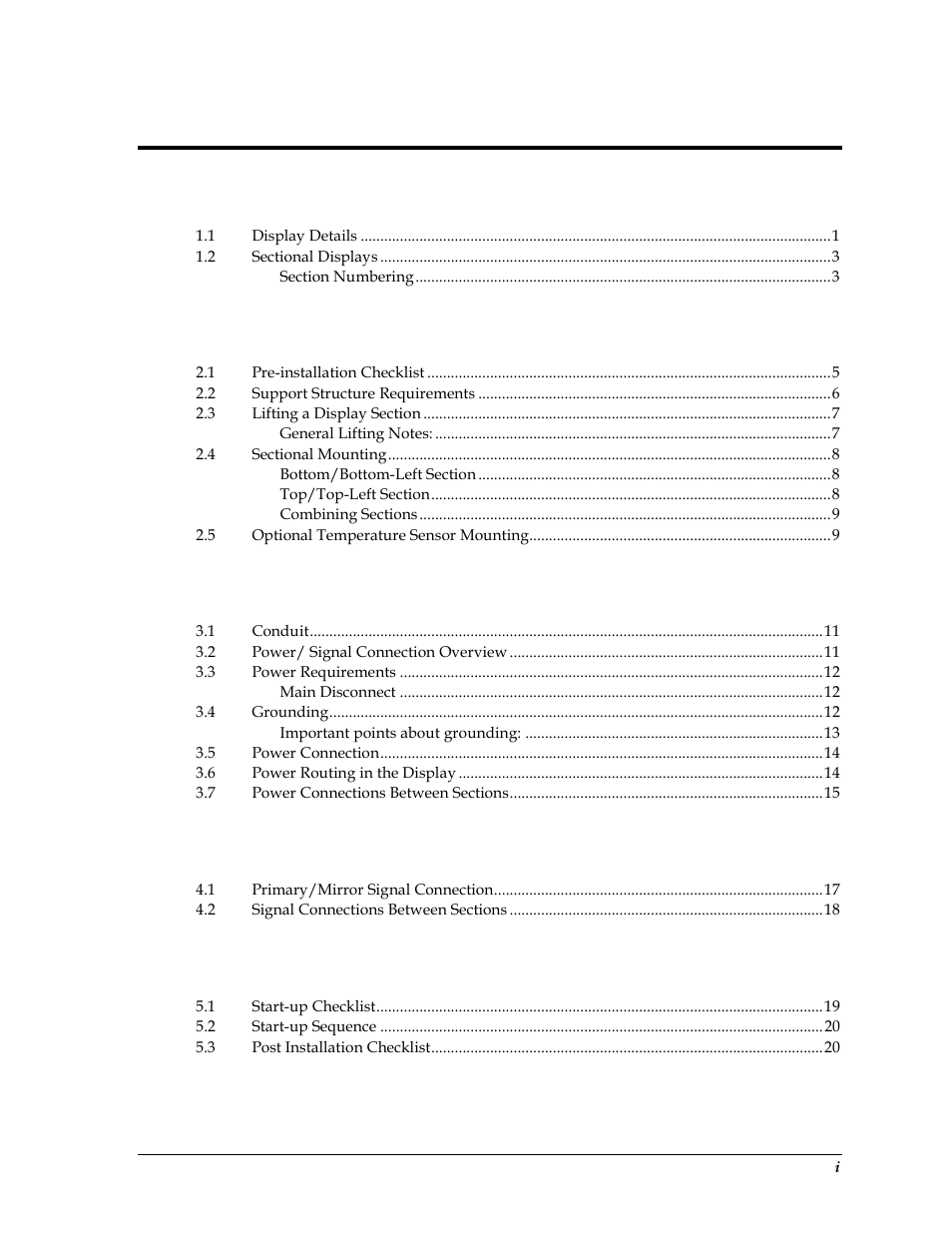 Daktronics GPR-12EV-RGB User Manual | Page 3 / 70