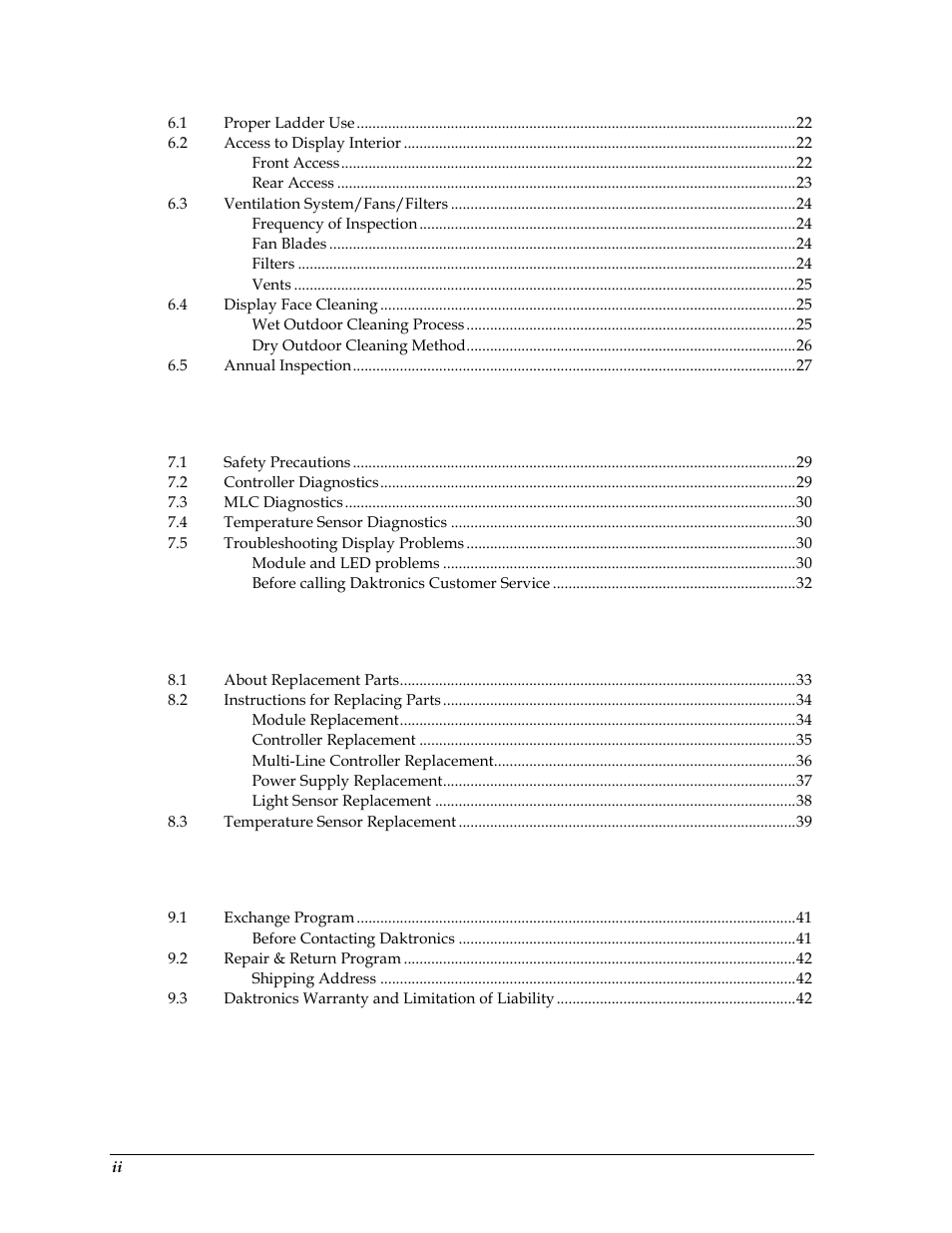 Daktronics GPR-12EV-RGB User Manual | Page 4 / 70