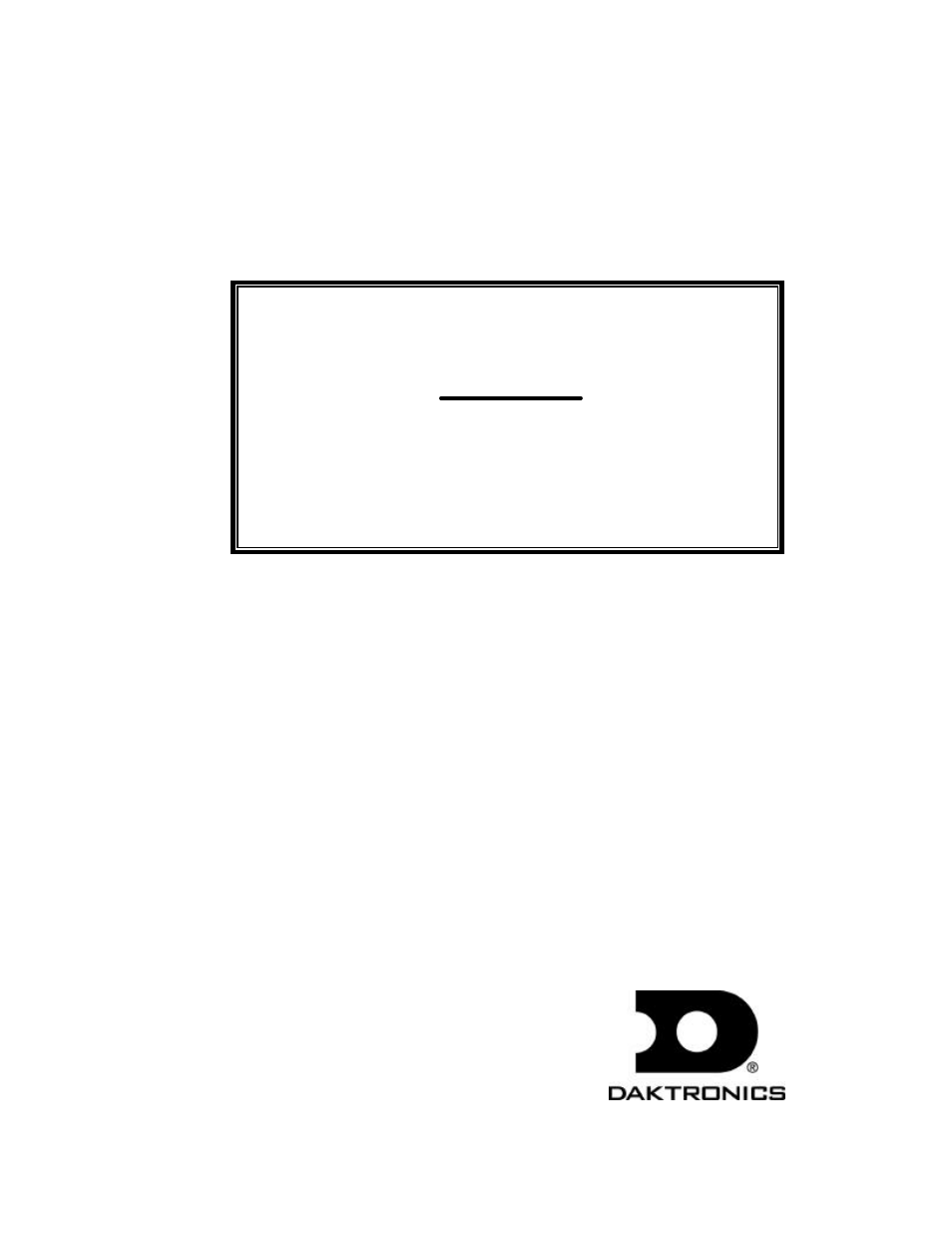 Daktronics G-100-7.6-R User Manual | 22 pages