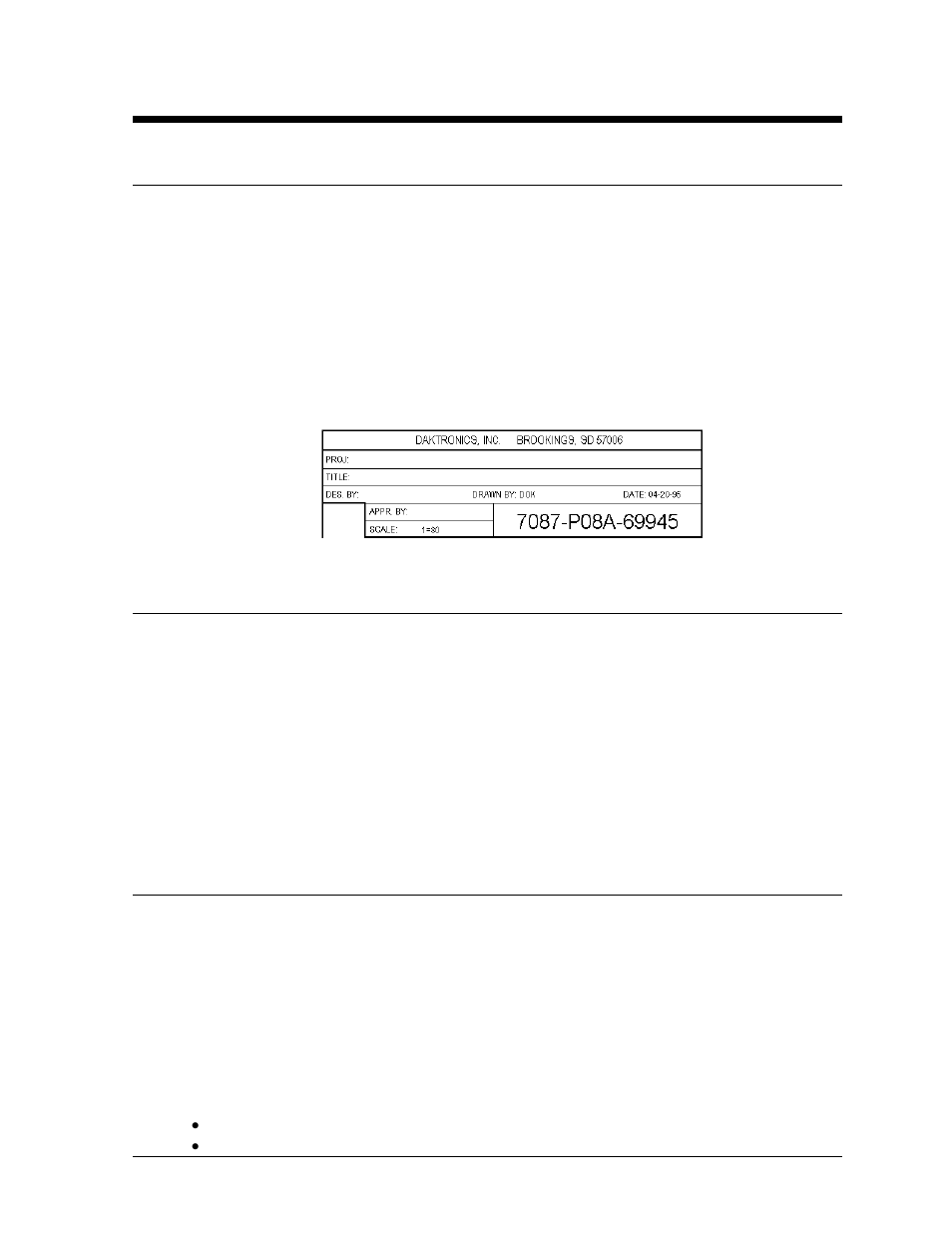 Section 1 : introduction, 1 how to use this manual, 2 safety precautions | 3 network concepts, Section 1, Introduction -1, 1how to use this manual -1, 2safety precautions -1, 3network concepts -1 | Daktronics G-100-7.6-R User Manual | Page 7 / 31