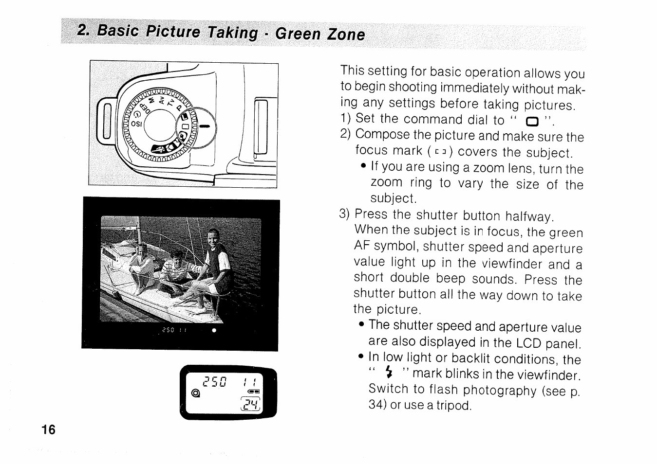 Canon EOS 1000 F User Manual | Page 16 / 102