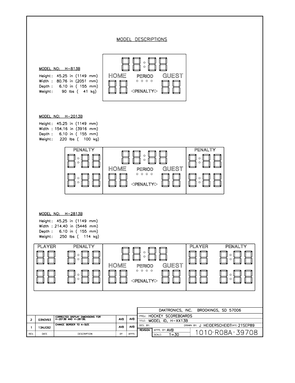 Daktronics H-813S User Manual | Page 8 / 35