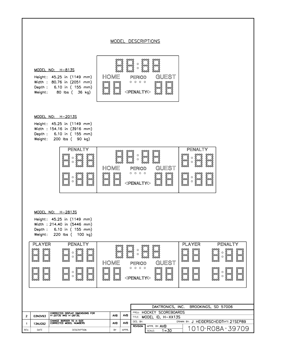 Daktronics H-813S User Manual | Page 9 / 35