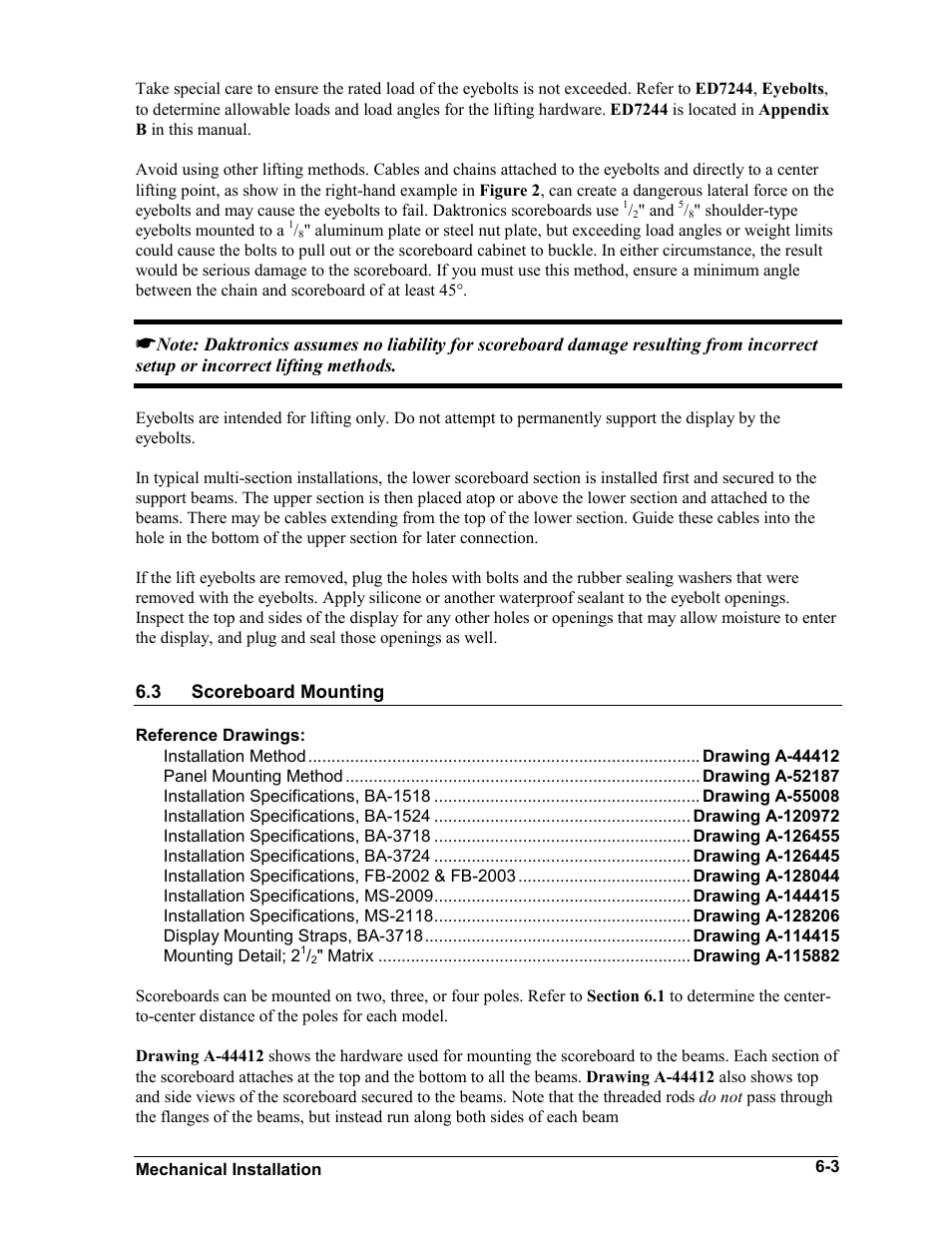 Daktronics BA-1518 User Manual | Page 30 / 152