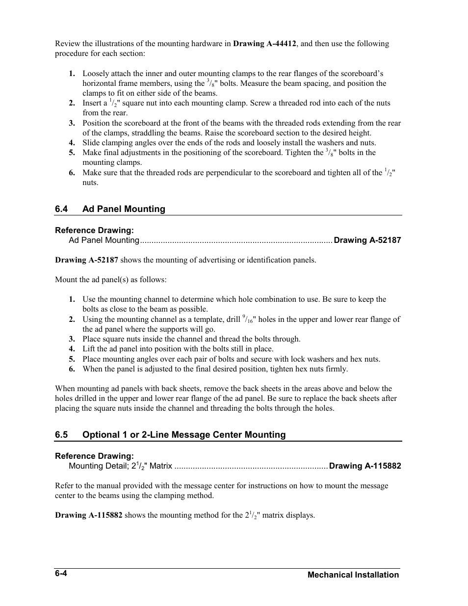 Daktronics BA-1518 User Manual | Page 31 / 152