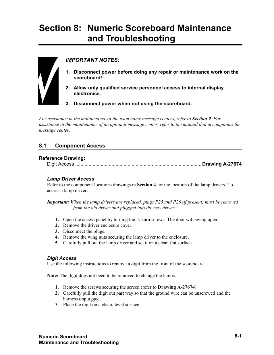 Daktronics BA-1518 User Manual | Page 36 / 152