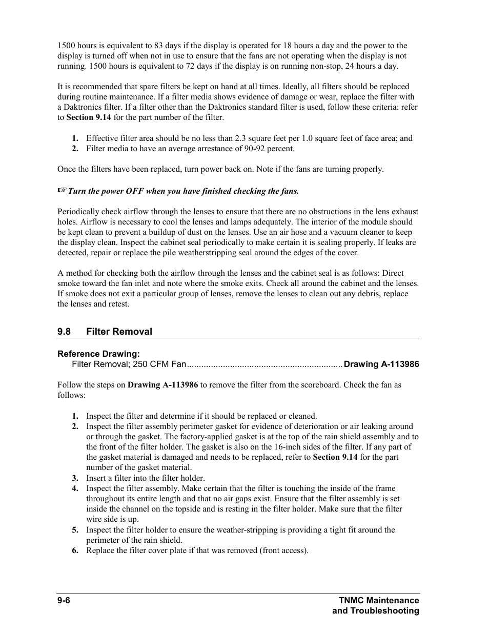 Daktronics BA-1518 User Manual | Page 47 / 152
