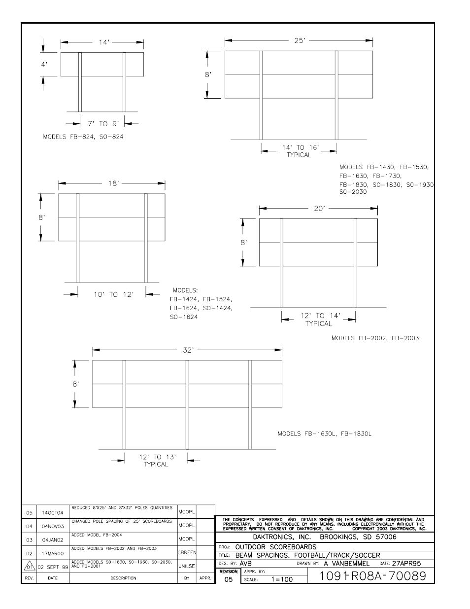Drawing a-70089 | Daktronics BA-1518 User Manual | Page 75 / 152