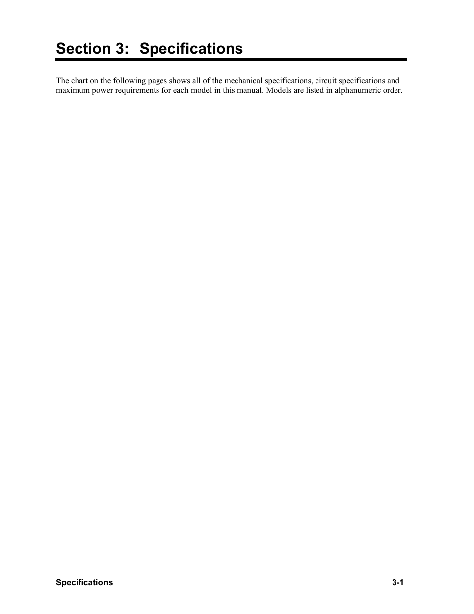 Section 3: specifications | Daktronics BA-1518 User Manual | Page 9 / 152