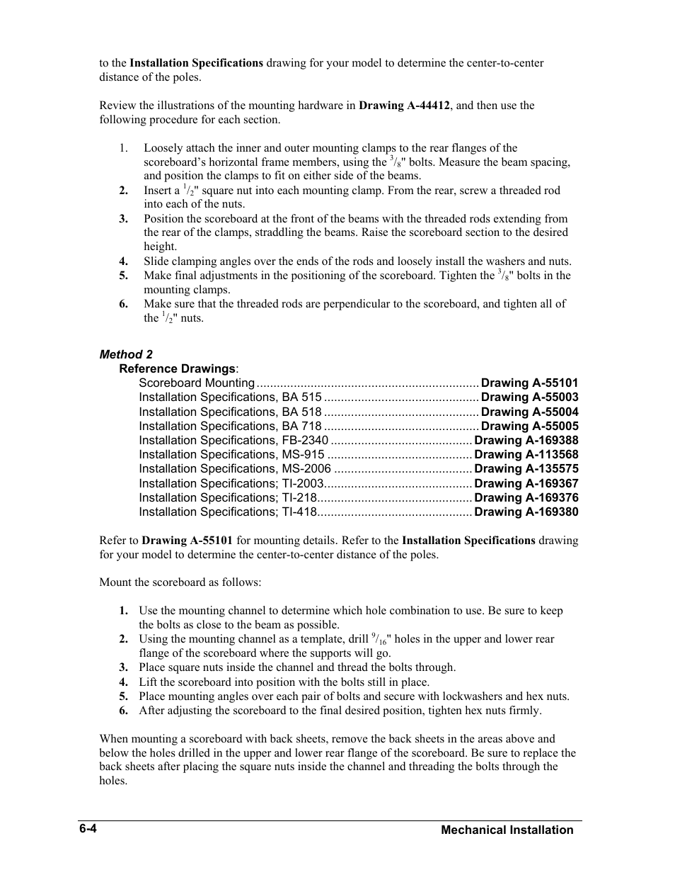 Method 2, Method 2 -4 | Daktronics BA-515 User Manual | Page 26 / 144