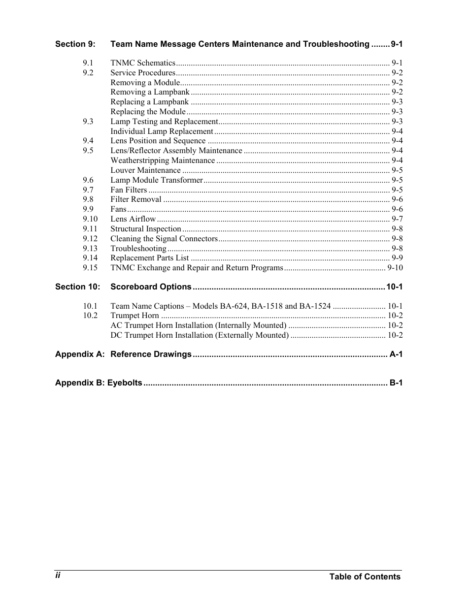 Daktronics BA-515 User Manual | Page 4 / 144