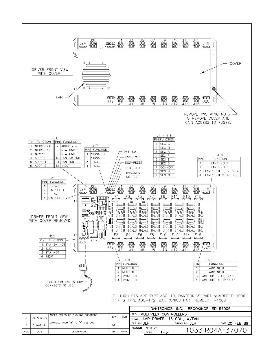 Daktronics CH-2024V User Manual | Page 24 / 26