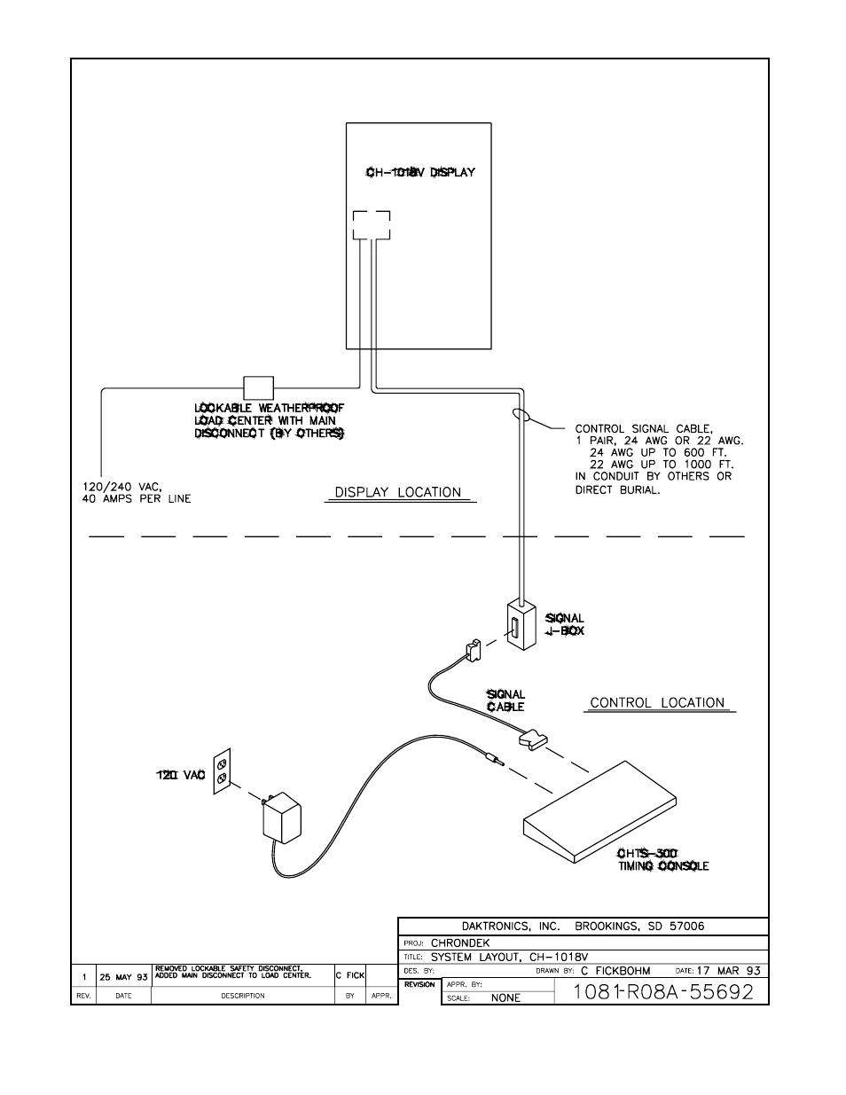 Daktronics CH-1018V User Manual | Page 13 / 26