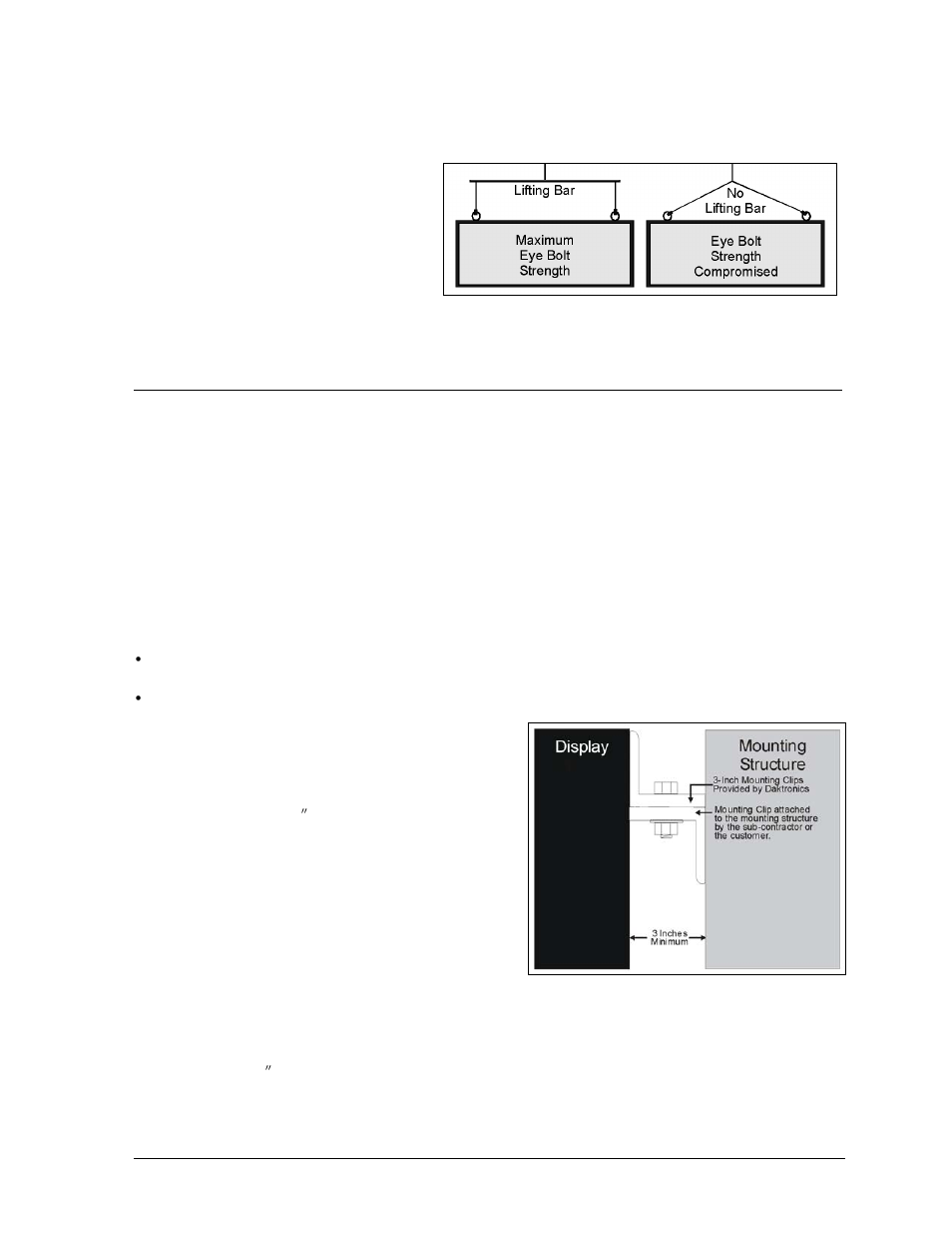 Display mounting, Ure 1, Nix-style connector -1 | Daktronics AB-1010 User Manual | Page 15 / 38