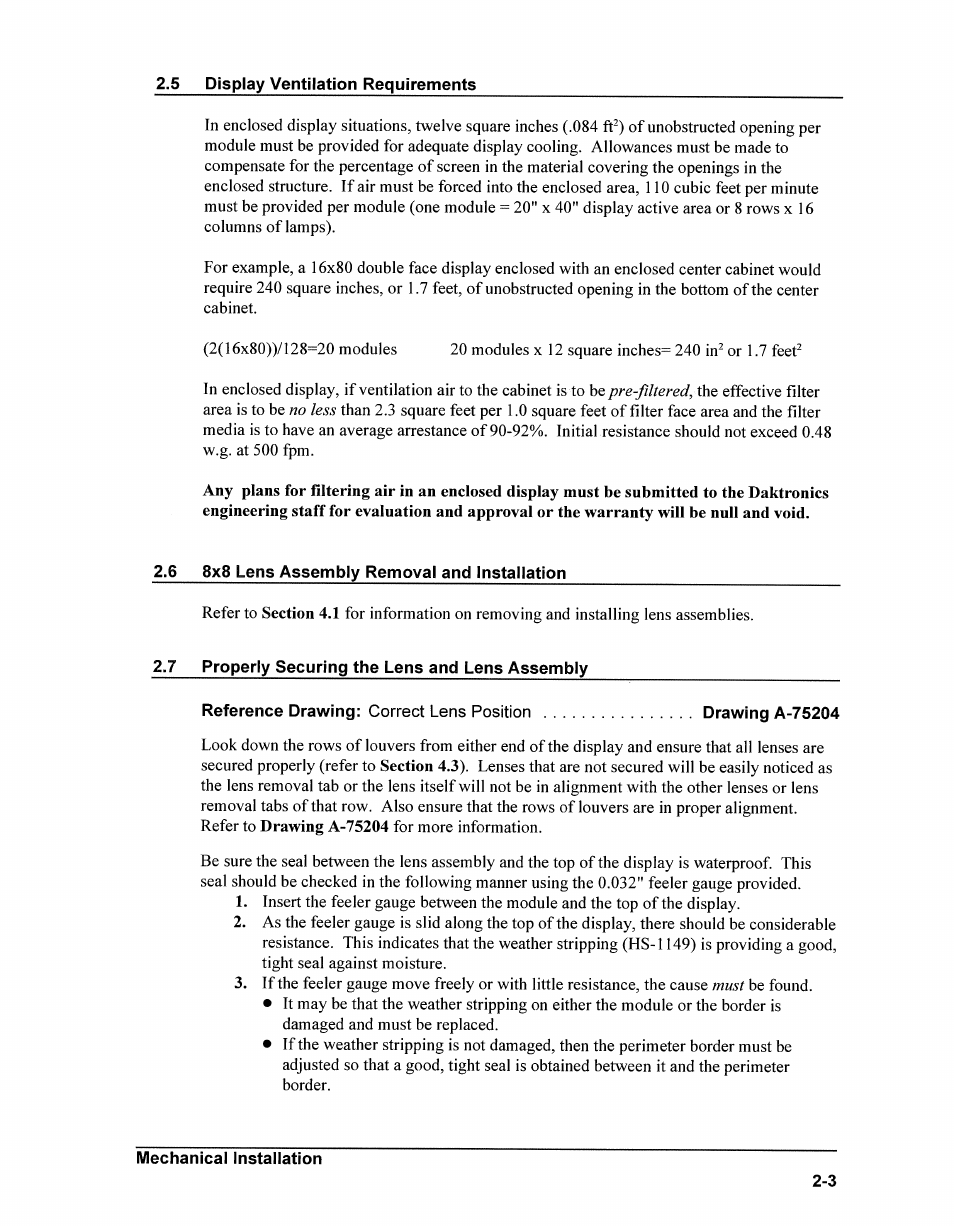Daktronics AB-1500-1.5,2.5 User Manual | Page 13 / 85