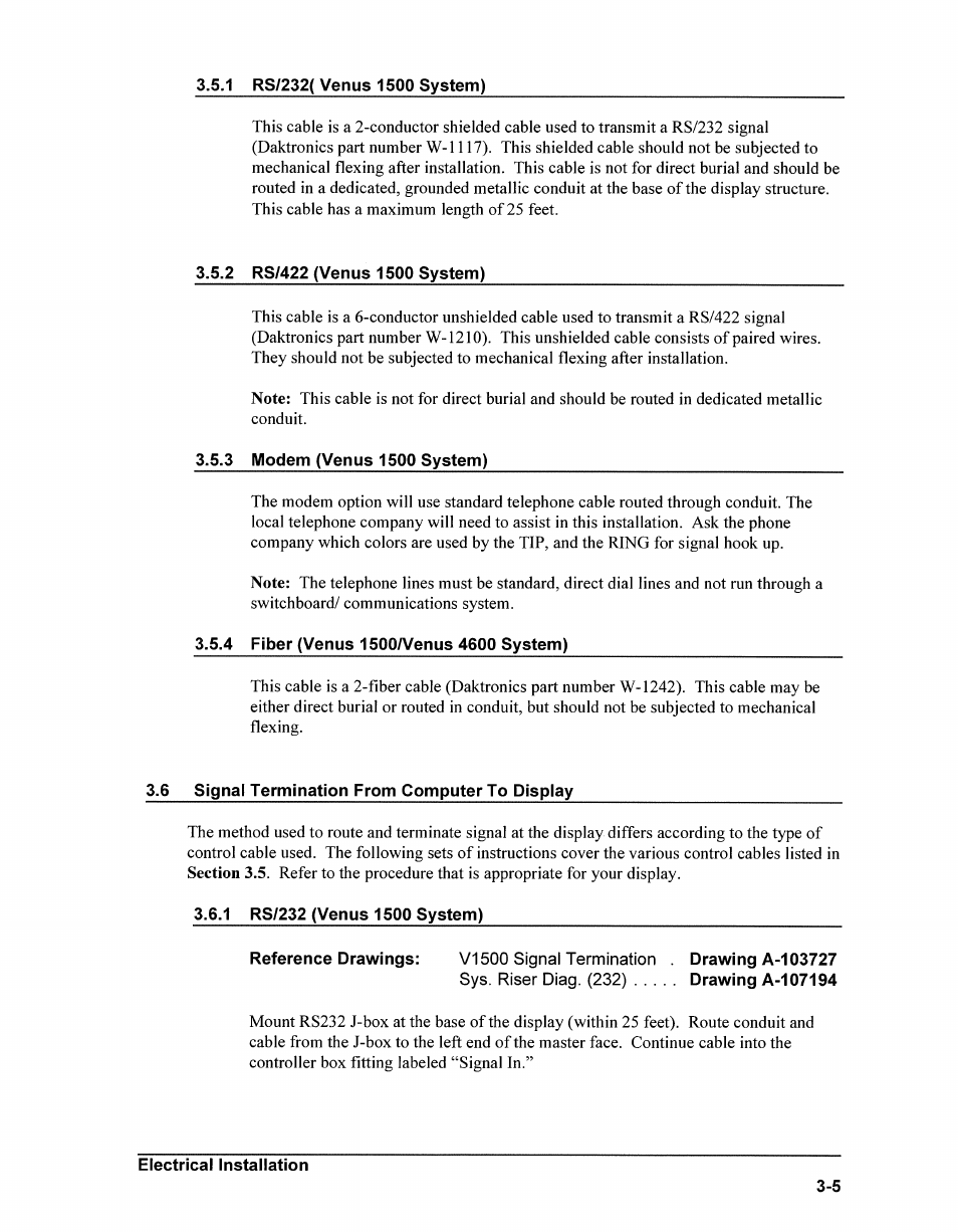 Daktronics AB-1500-1.5,2.5 User Manual | Page 20 / 85
