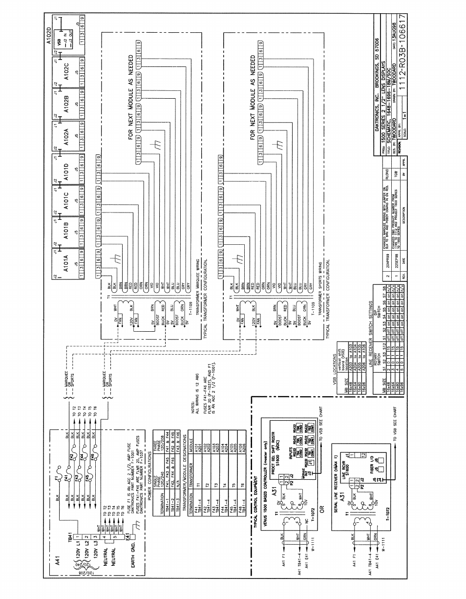 Daktronics AB-1500-1.5,2.5 User Manual | Page 38 / 85