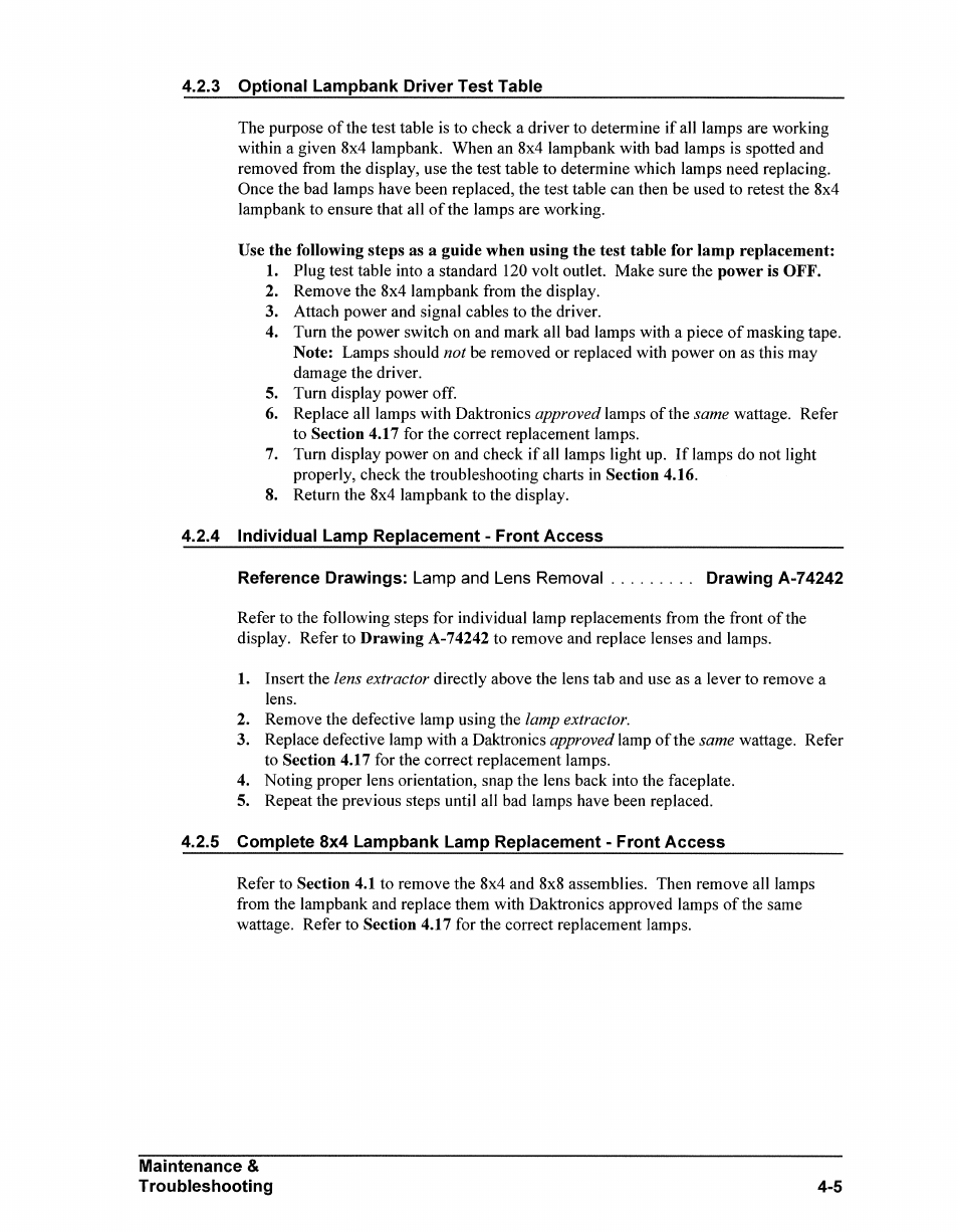 Daktronics AB-1500-1.5,2.5 User Manual | Page 43 / 85