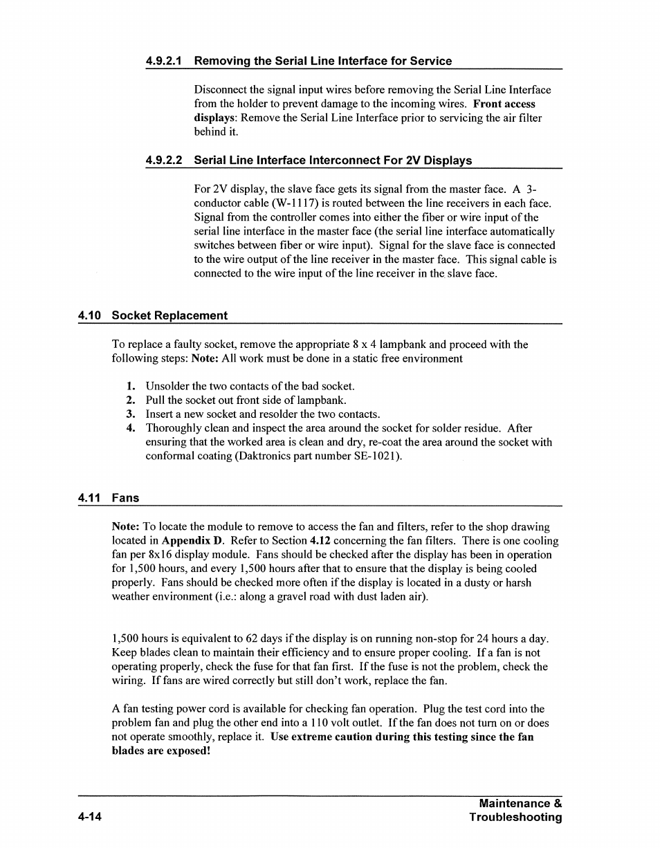 Daktronics AB-1500-1.5,2.5 User Manual | Page 52 / 85