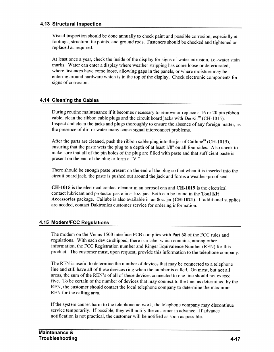 Daktronics AB-1500-1.5,2.5 User Manual | Page 55 / 85