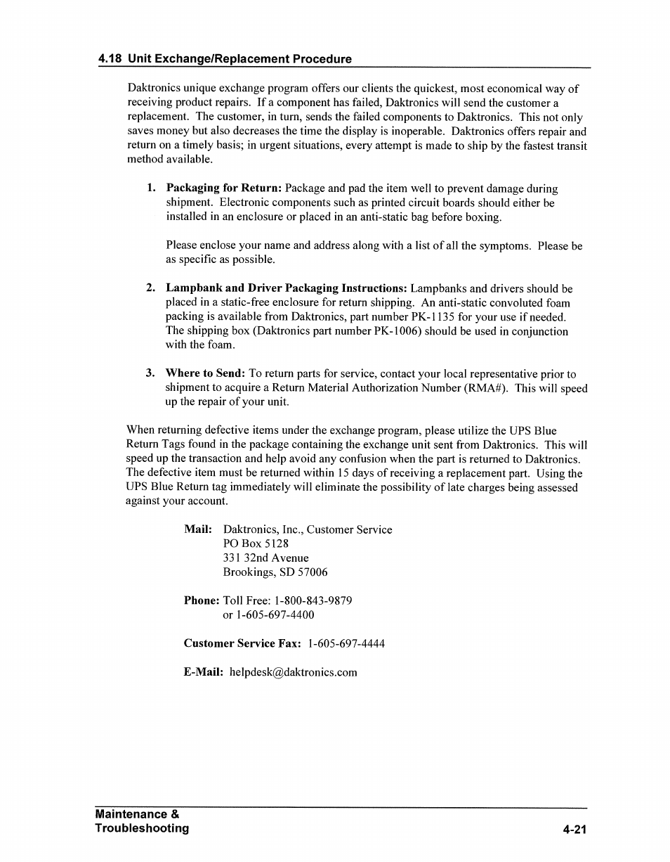 Daktronics AB-1500-1.5,2.5 User Manual | Page 59 / 85