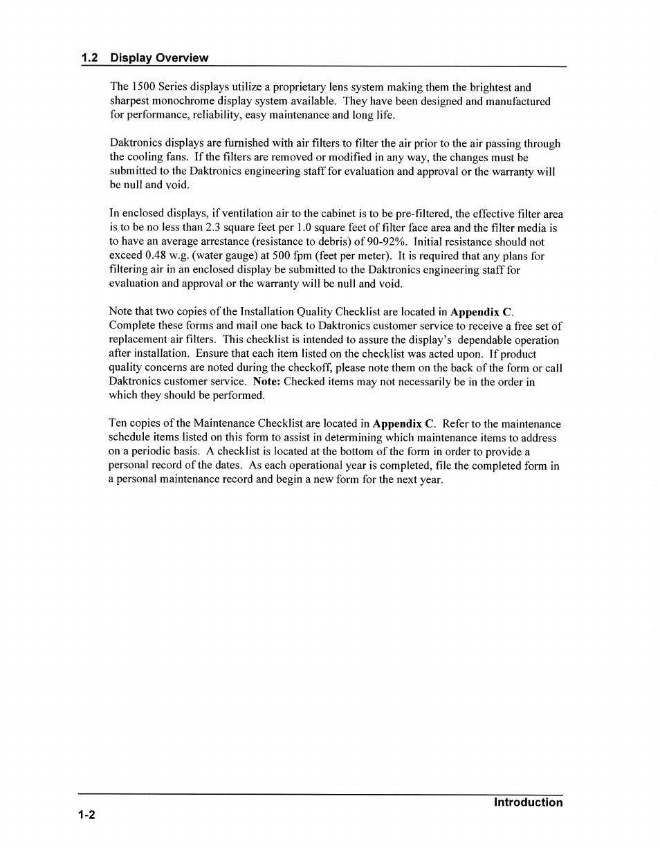 Daktronics AB-1500-1.5,2.5 User Manual | Page 8 / 85