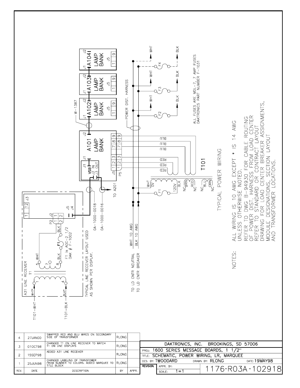 Daktronics AB-1600-1.5,2.5 User Manual | Page 78 / 141